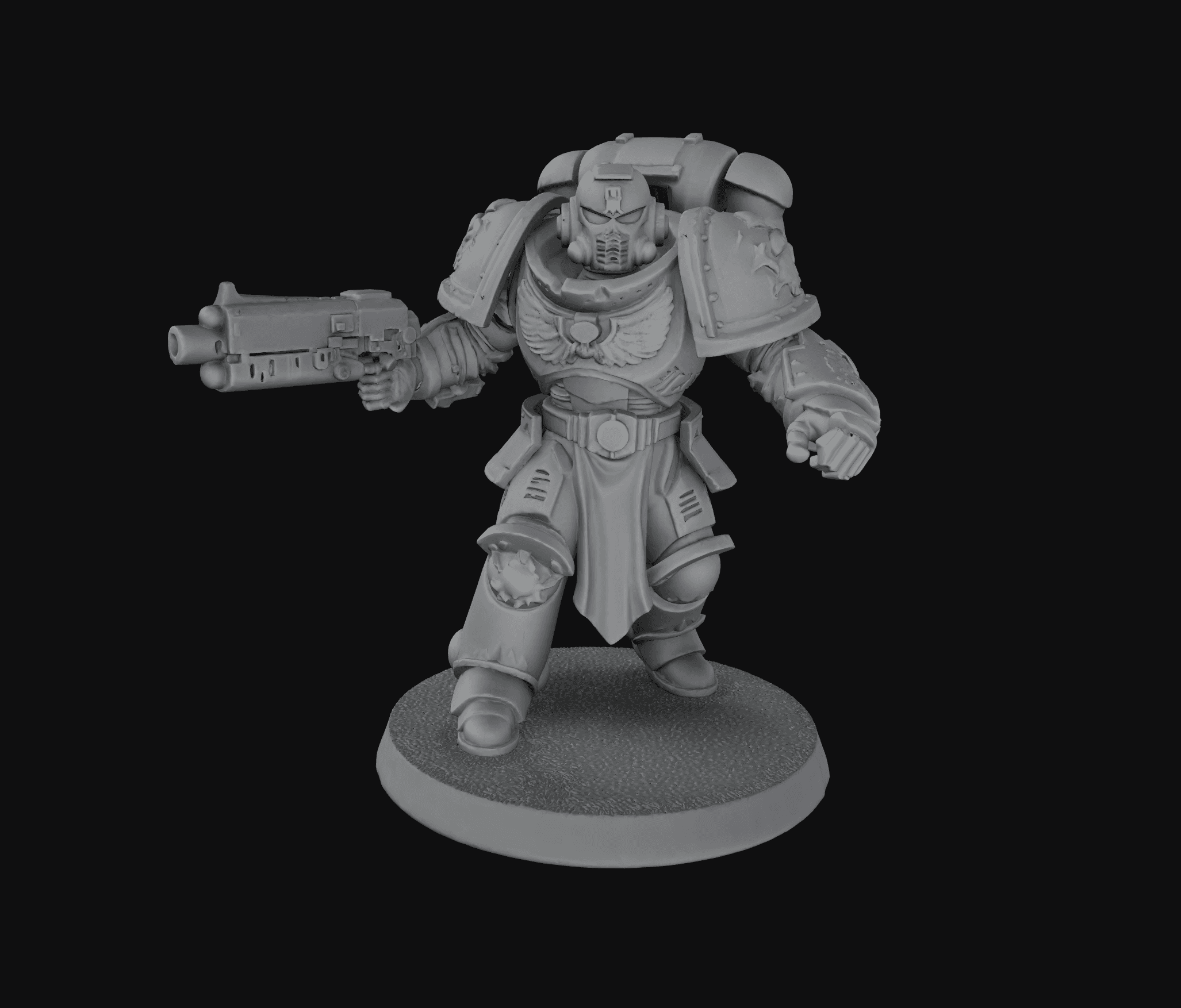 AI-generated 3D figurine for printing