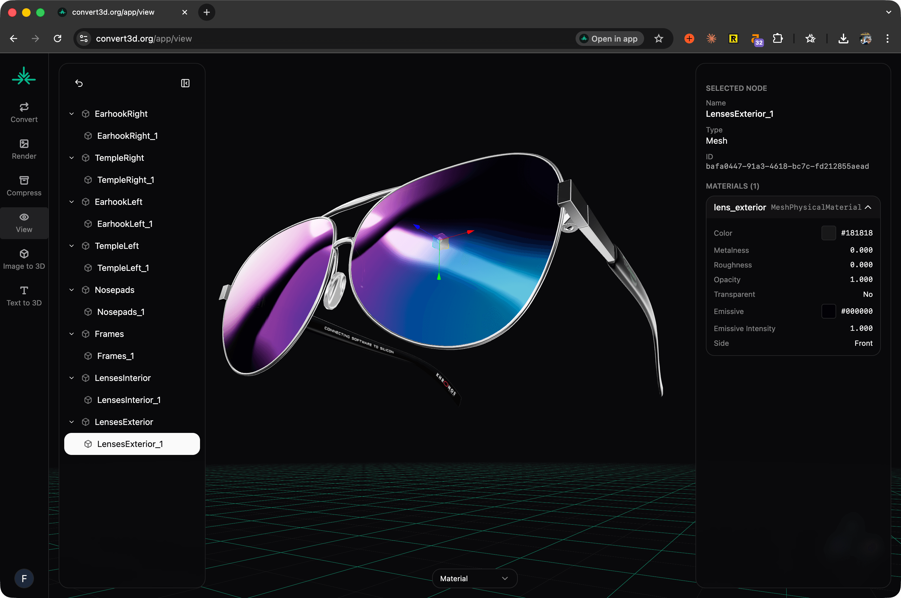 3D Viewer Interface