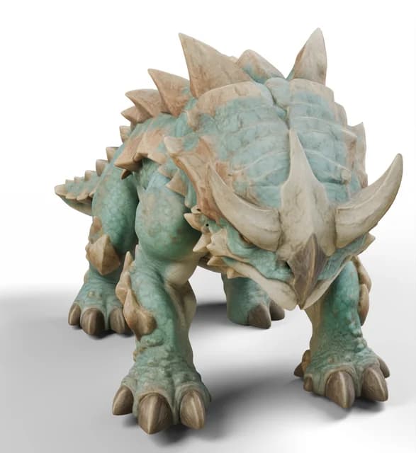 3D alien creature model for games