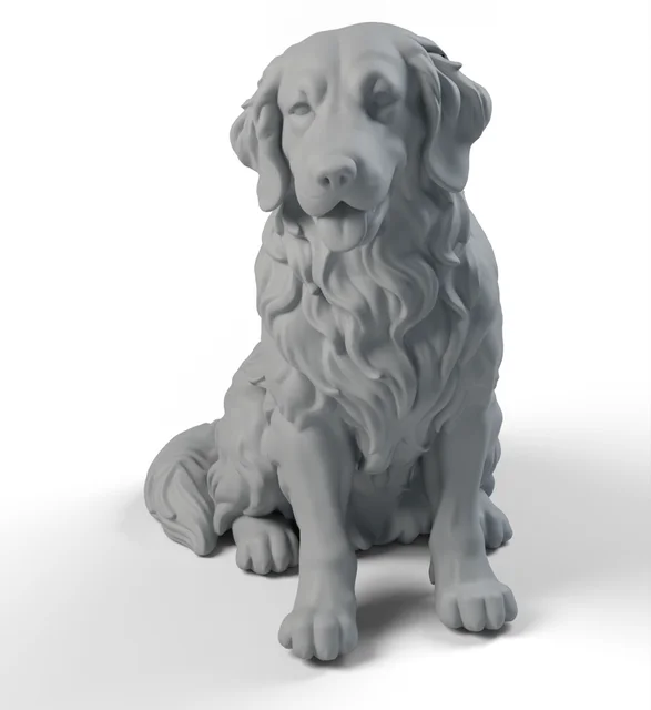 3D pet dog model for 3D printing