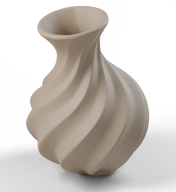 3D twisted vase model for 3D printing